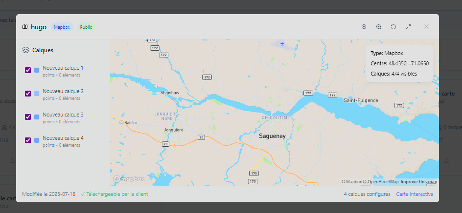 CargoPro Interactive Mapping - Advanced geographical visualization with multiple map providers, layer management, and shapefile integration